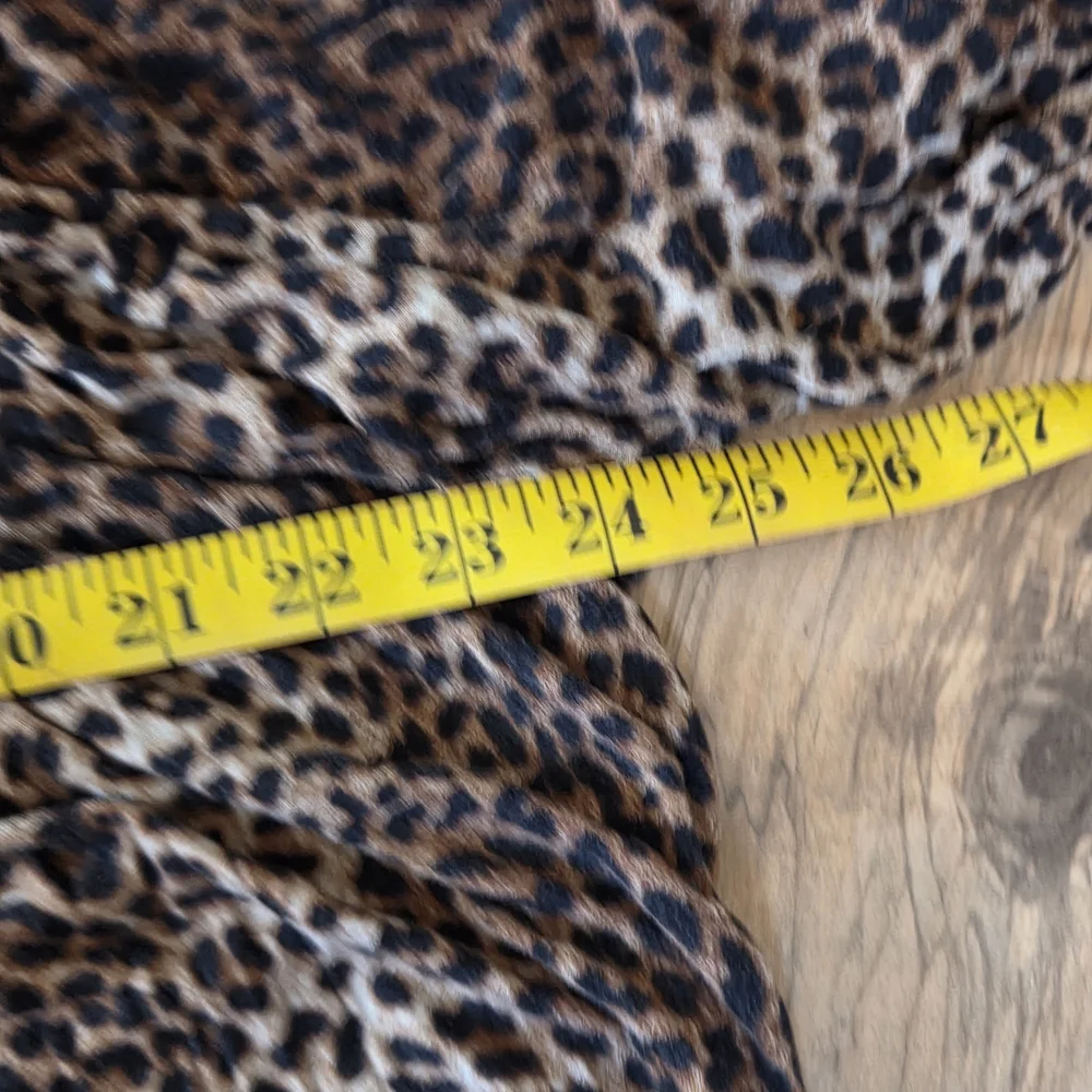 Michael Kors Brown Leopard Print Blouse